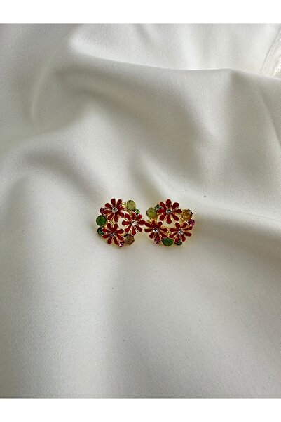 GREENSEA Mineral Flower Colorful Earrings