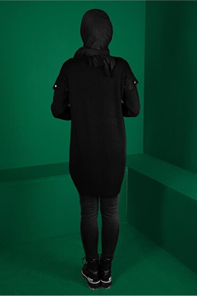 Alvina KNOB DETAILED KNITWEAR TUNIC 43166