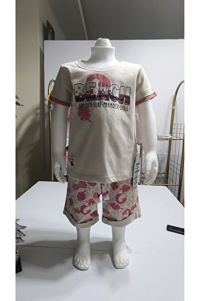 Miniworld Kids Unisex Girls Boys Shorts Bottom Top Set Nursery 100% Cotton Casual Style Design Premium, Coral