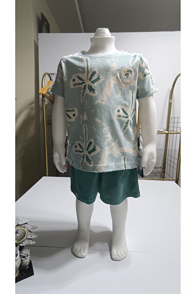 Miniworld Kids Unisex Girls Boys Shorts Bottom Top Set Nursery 100% Cotton Casual Style Design Premium, Khaki