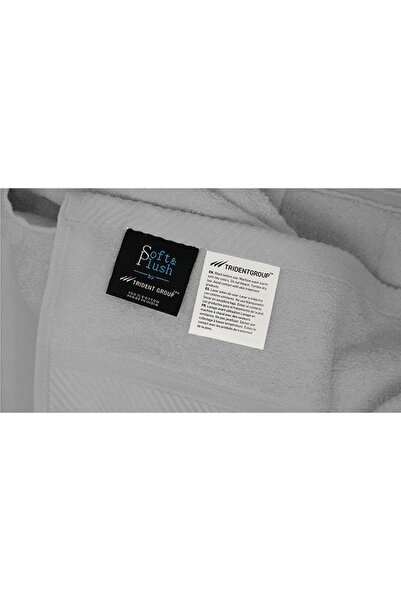 Trident 4Piece 100 Cotton 500 GSM Plush Towel Set White 70x140cm