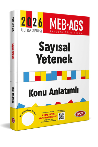 Data Yayınları Data 2026 MEB-AGS Sayısal Yetenek Konu Anlatımlı Ultra Serisi
