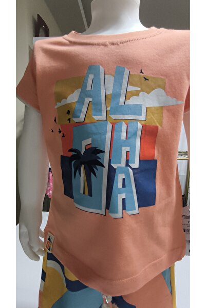 Miniworld Kids Unisex Girls Boys Shorts Bottom Top Set Nursery 100% Cotton Casual Style Design Premium, Orange