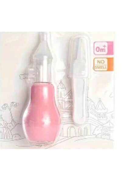 ORGANICYOU BEIDILE Yenidoğan Burun Temizleyici Soğuk Akıntılı Burun Temizleyici Bebek Aspiratörü Silikon PEMBE
