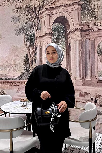 Levidor Black Scarf Detailed Shoulder Bag 930459