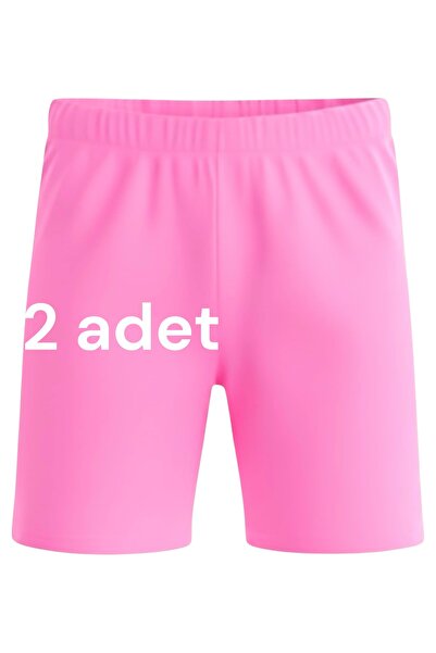 TAMGÜN Kız Çocuk Kısa Tayt Şort – Pamuklu Likralı Spor Voleybol Günlük Etek Altı Rahat