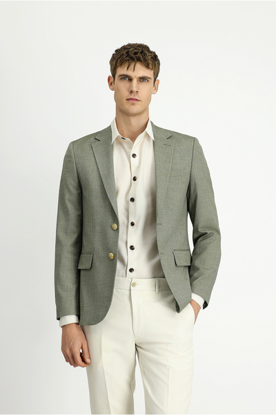 Kiğılı Супер Слім Фіт Екстра Вузький Крій Класичний Візерунок Піджак