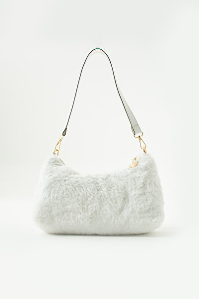 NBİBAGS peluşlu kadın çantası