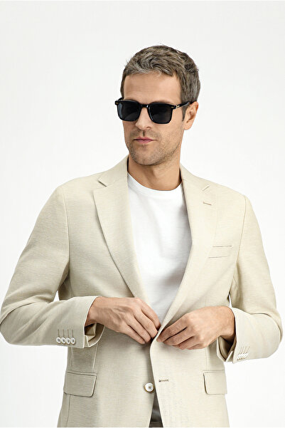 Kiğılı Κλασικό λινό μπουφάν με σχέδια