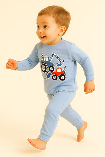 aden kids çocuk mevsimlik penye pijama takımı