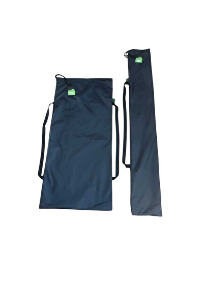 CAMP STORY διπλή τσάντα μεταφοράς καρέκλας κάμπινγκ 1 τμχ Τσάντα μεταφοράς ομπρέλας παραλίας 1 τμχ μαύρο σετ