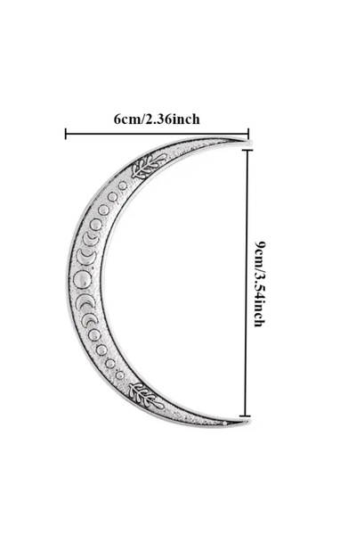 Freya Hilal Ay Şekilli Viking İskandinav Toka (Antik Etnik Otantik Bohem)