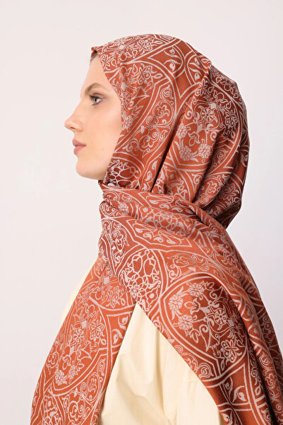 Mooncorn Μαροκινό μοτίβο-περιεχόμενο Σαλιάρα διπλής όψης κανέλα-μπεζ