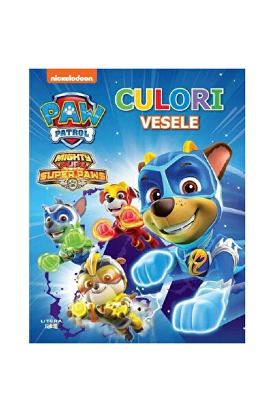 Litera Paw Patrol. Χαρούμενα χρώματα