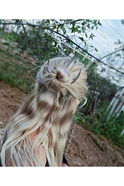 Freya Hilal Ay Şekilli Viking İskandinav Toka (Antik Etnik Otantik Bohem)