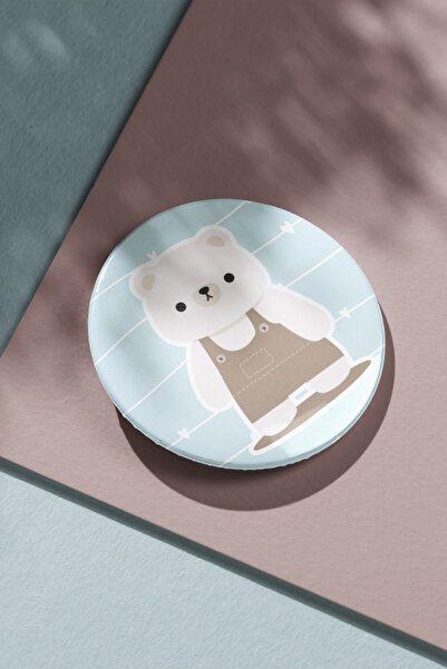 Hume Craft Sevimli Ayıcık İğneli Metal Rozet