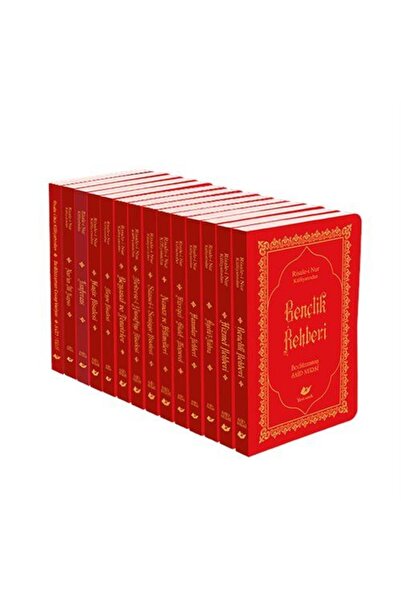 Yeni Asya Neşriyat Risale-i Nur Külliyatı (14 Kitap-Kod:8386) Yeni Tanzim Lügatçeli İndexli Çanta Boy