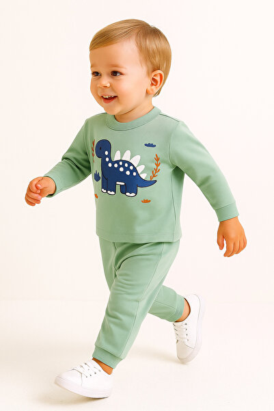 aden kids παιδικό σετ πιτζάμες από χτενισμένο βαμβάκι