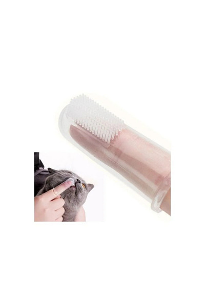 ExtremeGoodShop Evcil Hayvan Kedi Köpek Parmak Diş Fırçalama Temizleme Aleti Diş Fırçası