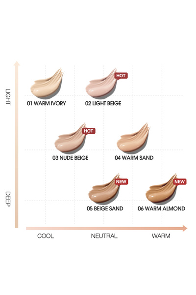 O.TWO.O Cosmetics Long-lasting, high-coverage, matte foundation - No. 02