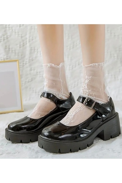 Freya Dantel Tül Soket Çorap (Kawaii Anime Kore Tarzı)