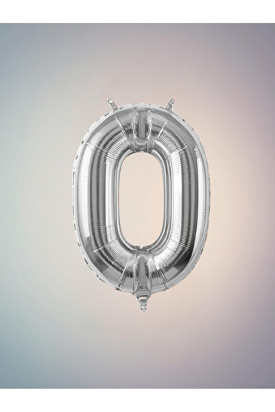 Umamiçe بالونات الأرقام - بالون فضي على شكل الرقم 0 - بالون فويل بطول 40 بوصة...