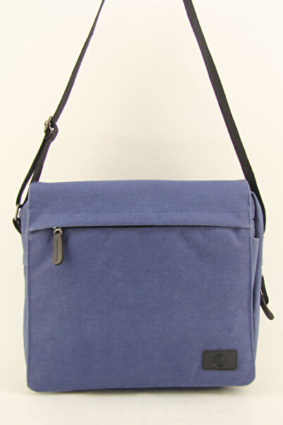 QUB CLUB Geantă de stradă pentru serviciu de poștă, albastră, pentru școală, din pânză, impermeabilă