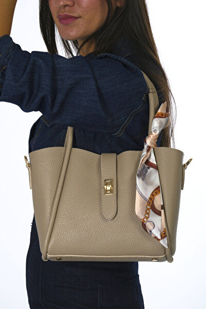 ABBRA Women's Vegan Leather Puppy Flared Bag