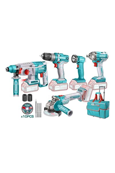 TOTAL 20V 4.0Ah Battery Kit + Trolley Bag