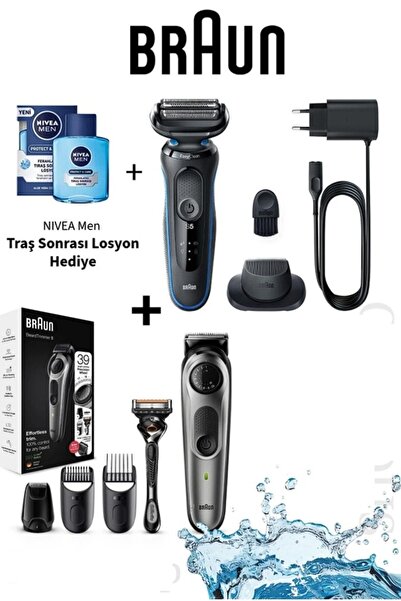Braun Erkek SIFIR Tıraş ,Profesyonel Sakal ve Saç Şekillendirici Süper Set–Yı...