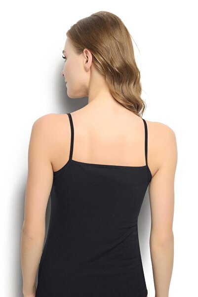 Jiber Women's Cotton Ribbed Fabric 1 Piece Tank Top with String Straps