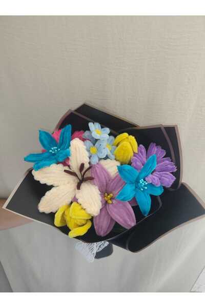 Badem Hediyecilik Çiçek Buketi – El Yapımı Hediyelik Aranjman