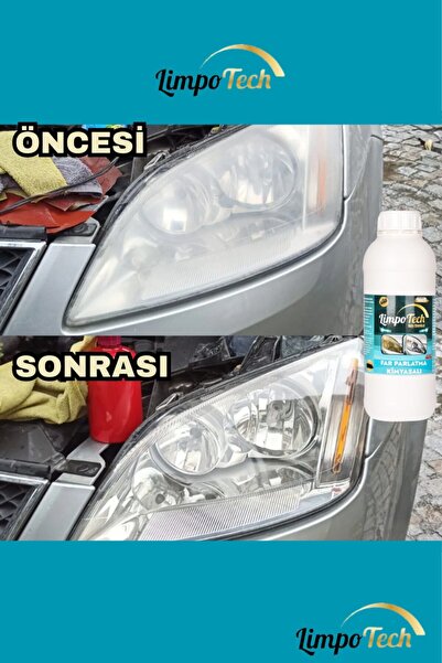 LİMPO TECH Buharlı Far Temizleme Sıvısı, Far Kimyasalı, Far Parlatıcı, Kloroform, Araba Farı Parlatıcı 2kg