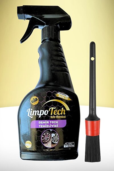 LİMPO TECH Jant Temizleyici Demir Tozu Temizleyici Sprey 500 ml +Detay Fırçası