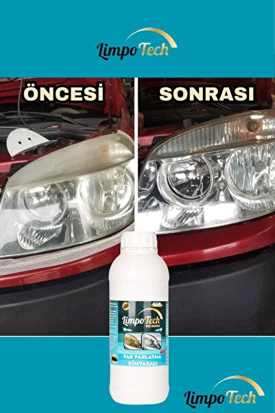 LİMPO TECH Far Temizleme Seti Buharlı Far Temizleme Seti Far Parlatma Seti Oto Far Temizleyici ( 1 Kg )