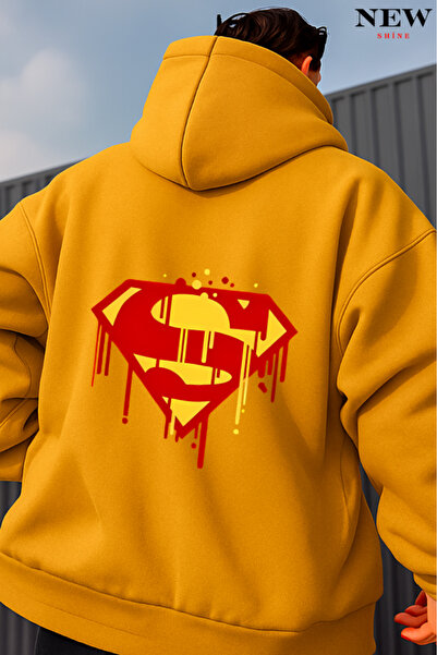 New Shine Superman Printed Sweatshirt