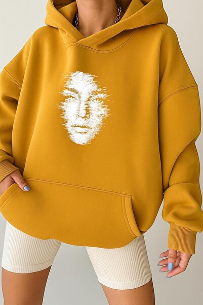 DM DOLCE MORE Hanorac unisex cu imprimeu SILUET