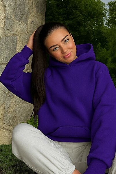 DM DOLCE MORE SWEATSHIRT DE CULOARE SOLIDĂ UNISEX