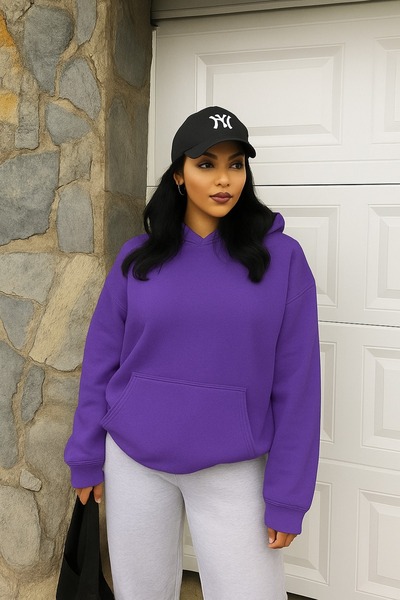 DM DOLCE MORE SWEATSHIRT DE CULOARE SOLIDĂ UNISEX