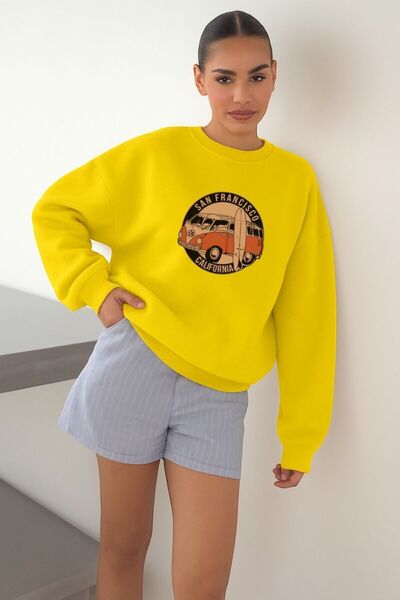 DM DOLCE MORE Transpirație unisex imprimată SAN FRANCISCO