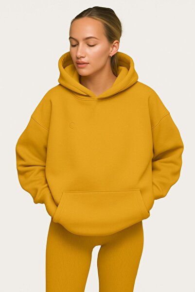 DM DOLCE MORE سترة رياضية بغطاء للرأس للجنسين