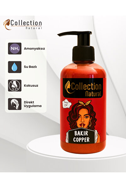 collection natural Balyaj Boyası 250ml Bakır