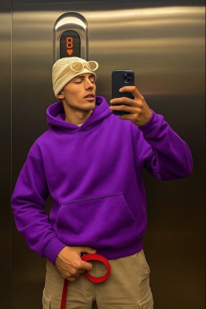 DM DOLCE MORE SWEATSHIRT DE CULOARE SOLIDĂ UNISEX