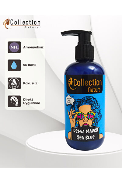 collection naturel Balyaj Boyası 250ml Deniz Mavisi