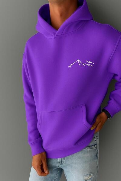 DM DOLCE MORE SWEATSHIRT CU IMPRIMARE MONTANĂ