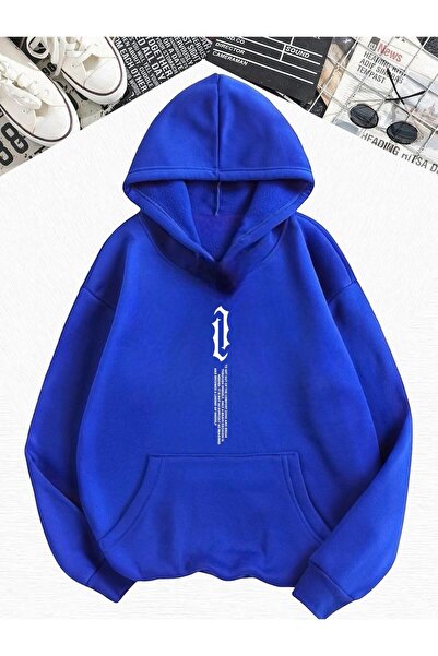 DM DOLCE MORE Φούτερ με κουκούλα με στάμπα με μοτίβο σακούλας με χτενισμένο β...