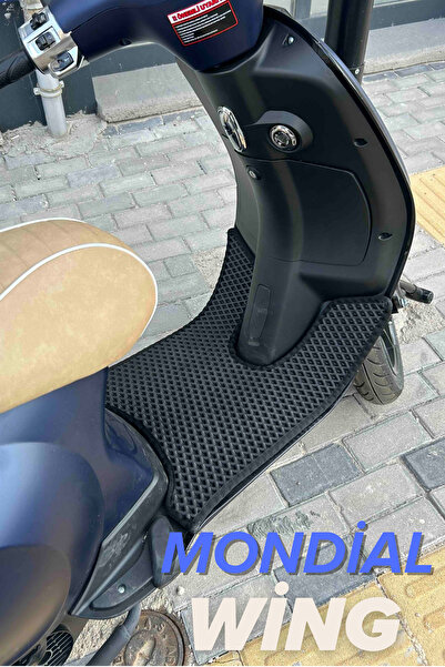 LEVVİA Mondial Wing 50cc Uyumlu Premium Eva Motosiklet Paspası