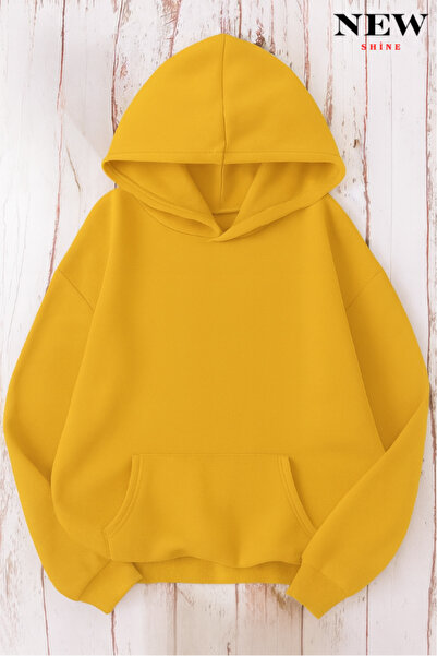 New Shine سويت شيرت بقلنسوة للجنسين