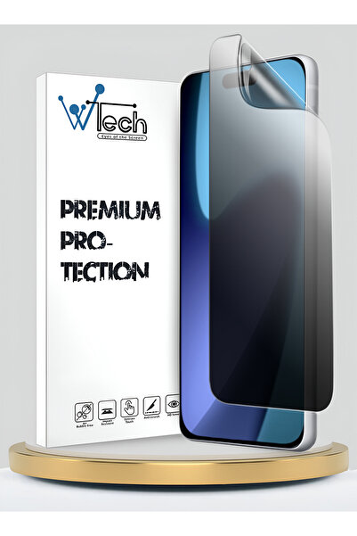 Wtech غطاء حماية هيدروجيل فاخر مضاد للتجسس/مضاد للخصوصية لهاتف Apple iPhone 1...