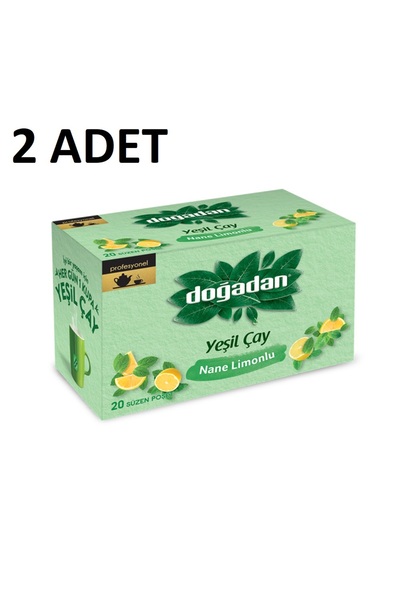 Doğadan Yeşil Çay Nane Limon Karışımı 20'li X 2 Adet